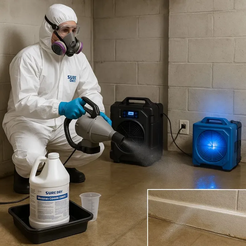 Sanitization and Odor Removal process in Oviedo, FL